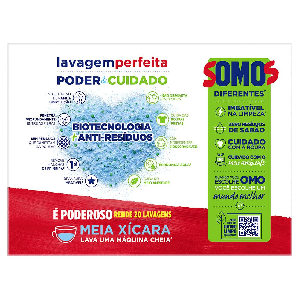 Kit 12cx Sabão Omo Em Pó - 800g Lavagem Perfeita + Amaciante Downy Brisa de verão em galão 3 L